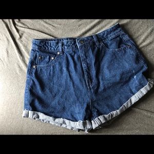 high waisted shorts